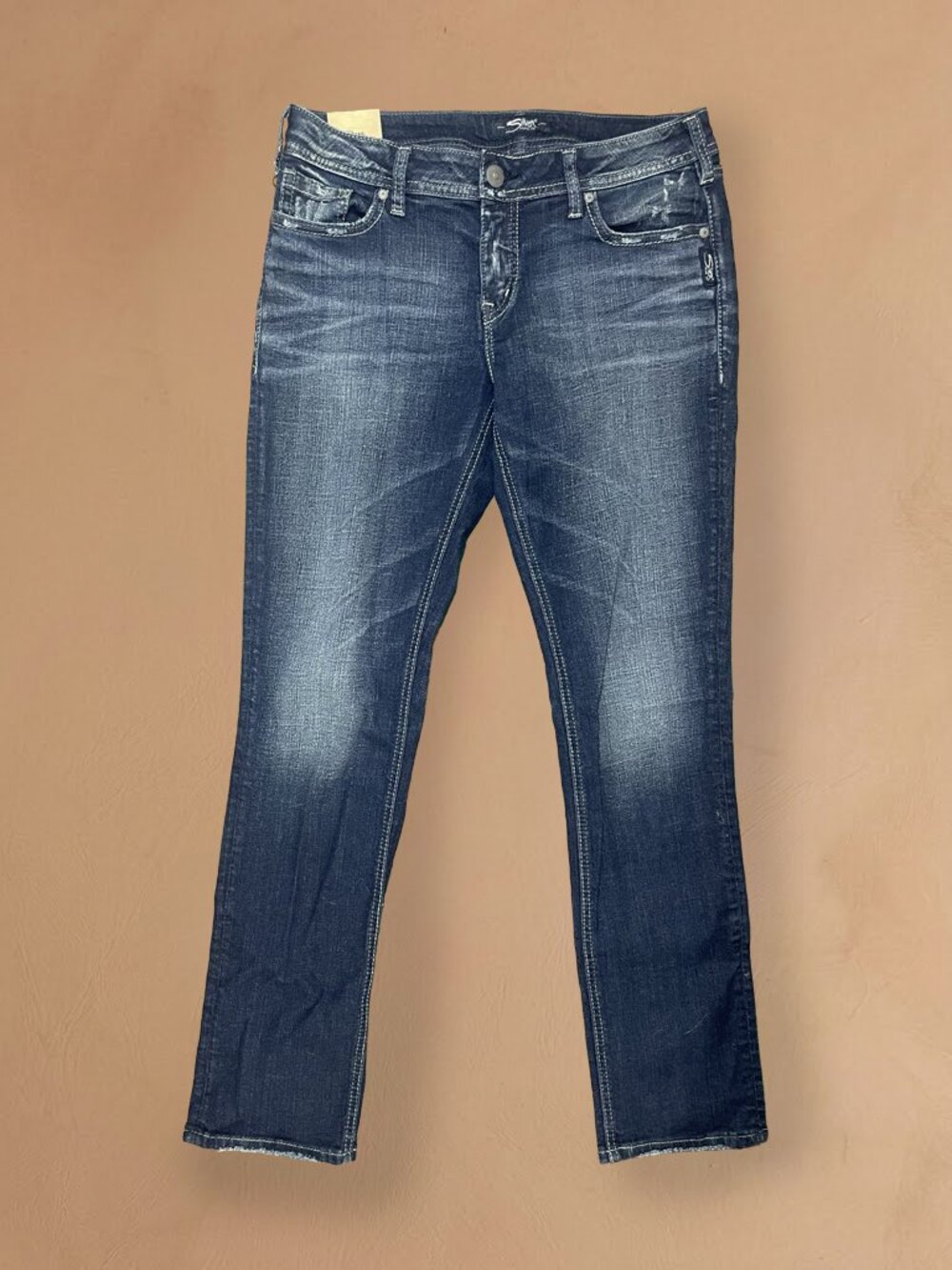 NWT Western-Inspired Straight-Leg Jeans